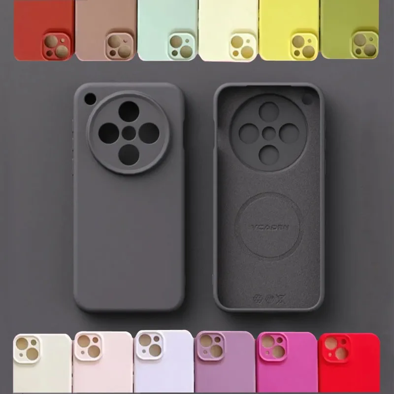 Magsafe Liquid Silicone Case with Matte Finish and Camera Protection - Soft Bumper, Wireless Charging Compatibility
