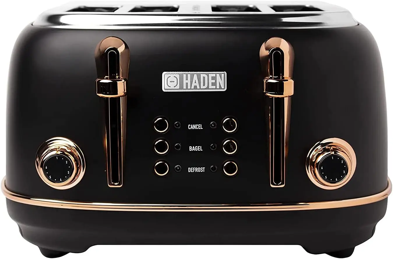 Series Stainless Steel Electric Water and Tea Kettle & 4 Slice Wide Slot Stainless Steel Toaster Kitchen Bundle 2