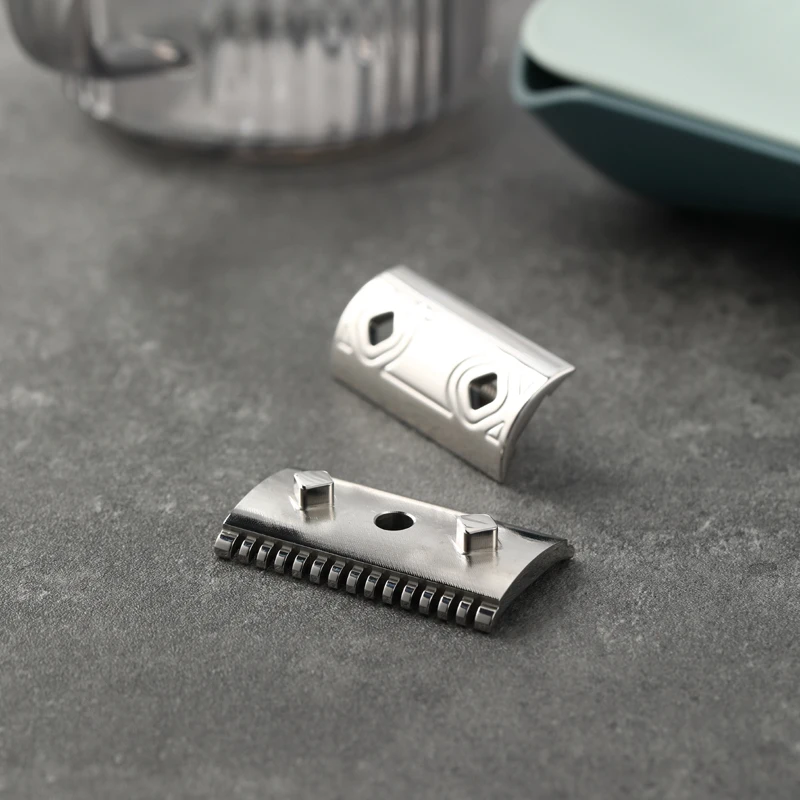 YAQI Harlequin 316 Stainless Steel Polished Safety Razor Head with 0.90mm Blade Gap