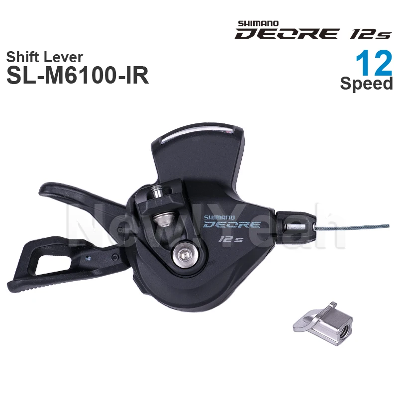 Bicycle Shift Lever SHIMANO DEORE M6100 12v Shifter SL-M6100-R SL-M6100-IR RAPIDFIRE PLUS-Right Shift Lever-Clamp Band 12-speed Original parts