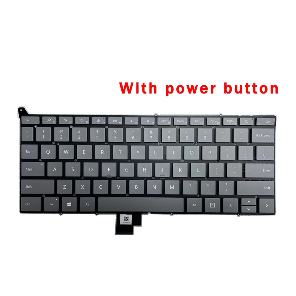 novo teclado original da substituição do teclado do computador portátil da superfície da microsoft para único notebook do teclado