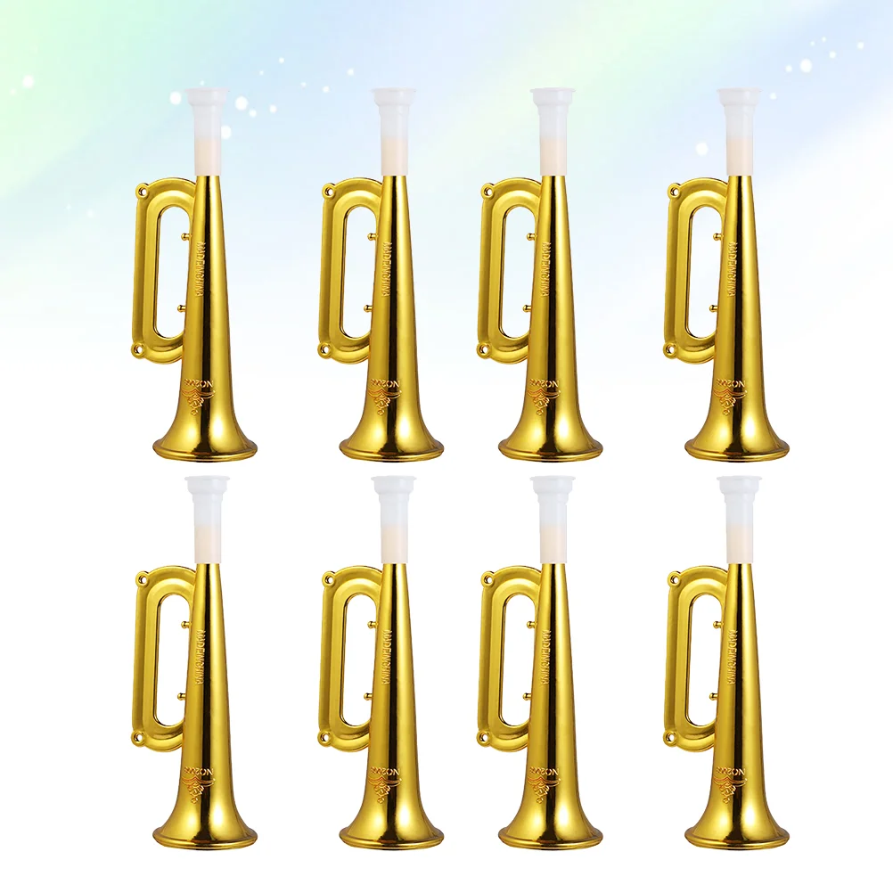 18 Pcs Plastic Trumpet Toys Kids Musical Instruments Sports Props Promotional Gadgets Party Gifts Souvenirs Horns For Team