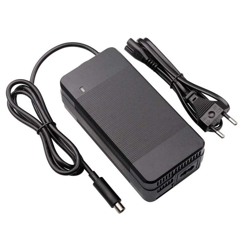 10S 36V 리튬 이온 배터리 팩 충전기용 42V 3A 리튬 배터리 충전기 옵션 커넥터 DC/XLR/RCA/GX16/IEC/XT60/XT90 플러그