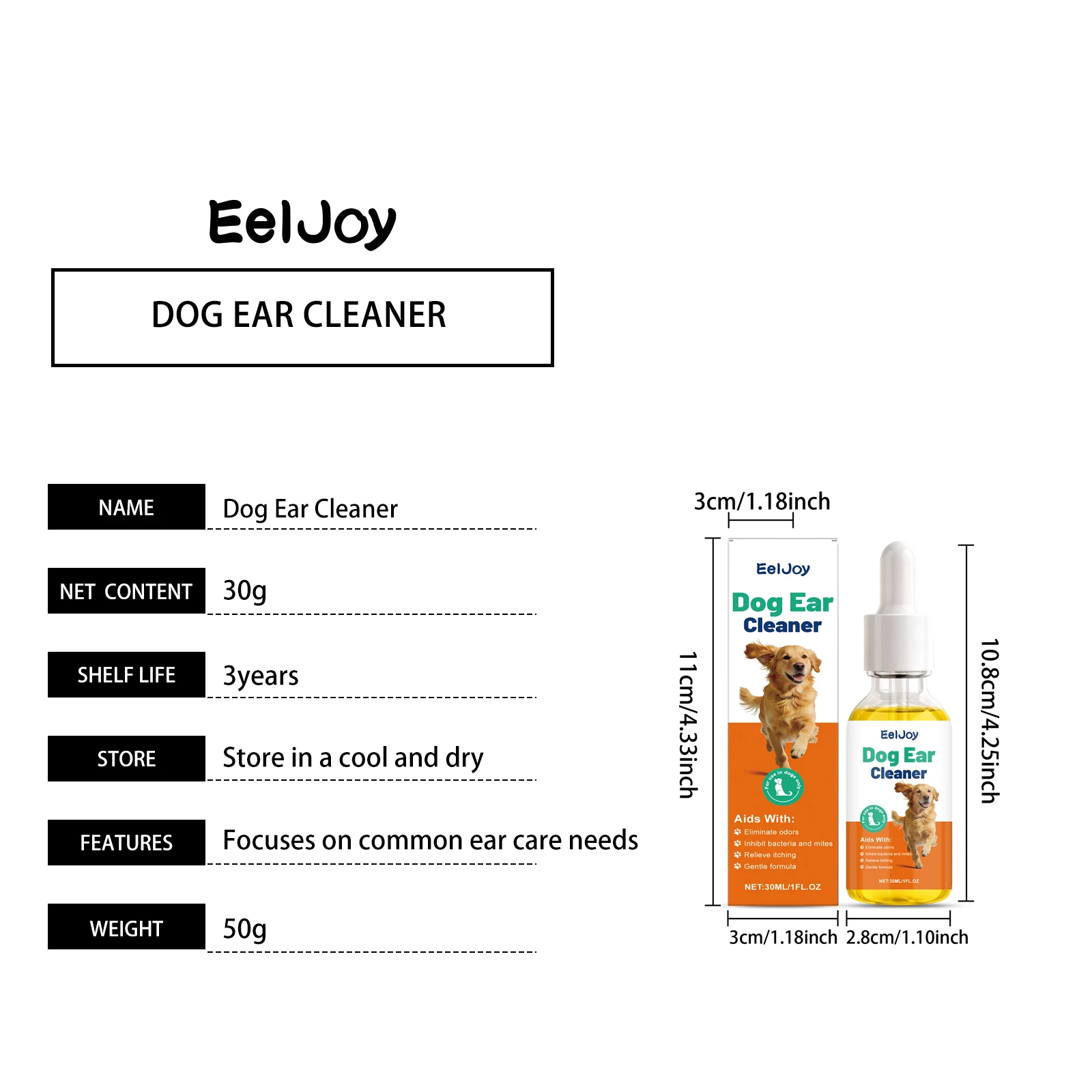 EelJoy Dog Ear Cleaner Image 3