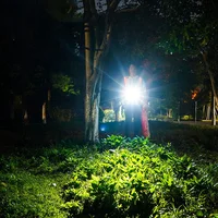 Night Running Light Reflective Vest LED Chest Lamp USB Charge Camping Fishing Cycling Vest Light 2