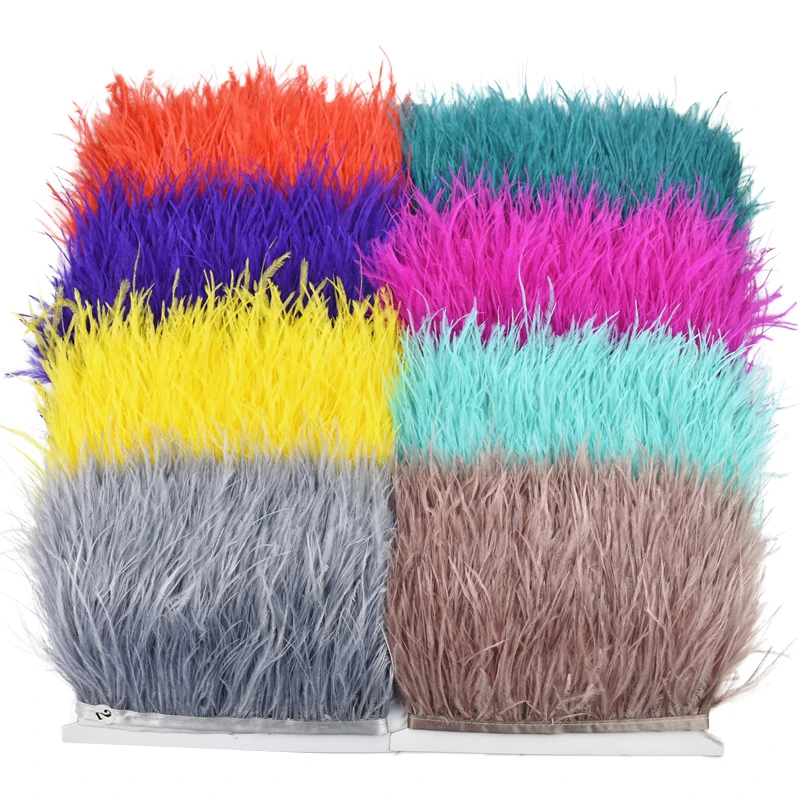 Emu Feathers X 10 Metres Millinery Ribbon Fringe Craft Feather - Foto 8