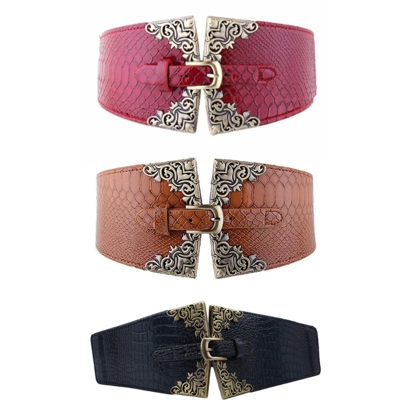 

Elastic Belt Corset Vintage Dress Decorative Belt Stretchy Belt For Dresses Coat Female Luxury Belt Shaping Girdle
