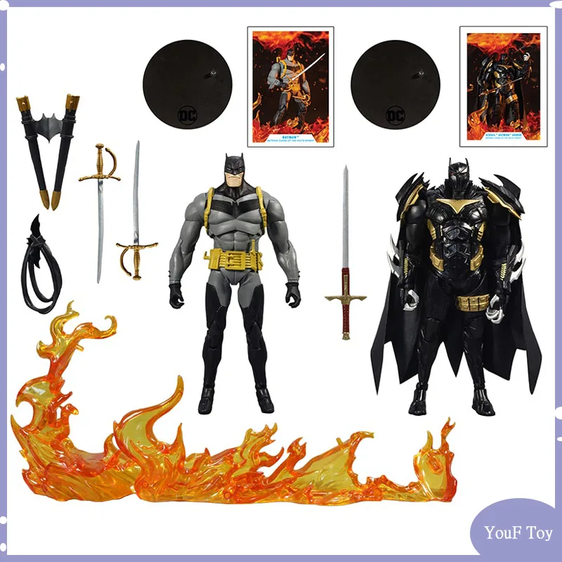 

Mcfarlane Toys Batman Vs Azrael Action Figure Batman Armor Multiverse 7 Inch Anime Figures Figurine Model Dolls Christmas Gift