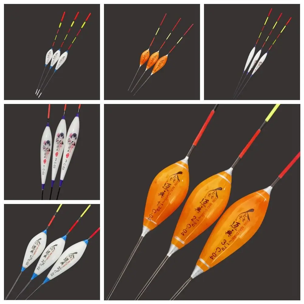 Galleggiante Da Pesca Sensibile Alla Gravità Luminescente Short Crocian Carp Boa Di Plastica Attrezzatura Da Pesca Boa Coda Dura