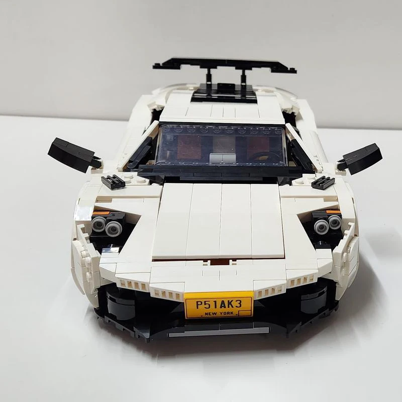 creative-expert-sports-cars-building-blocks-moc-murcielago-sv-lp7604-mod-10295-diy-bricks-brinquedos-1302pcs-novo