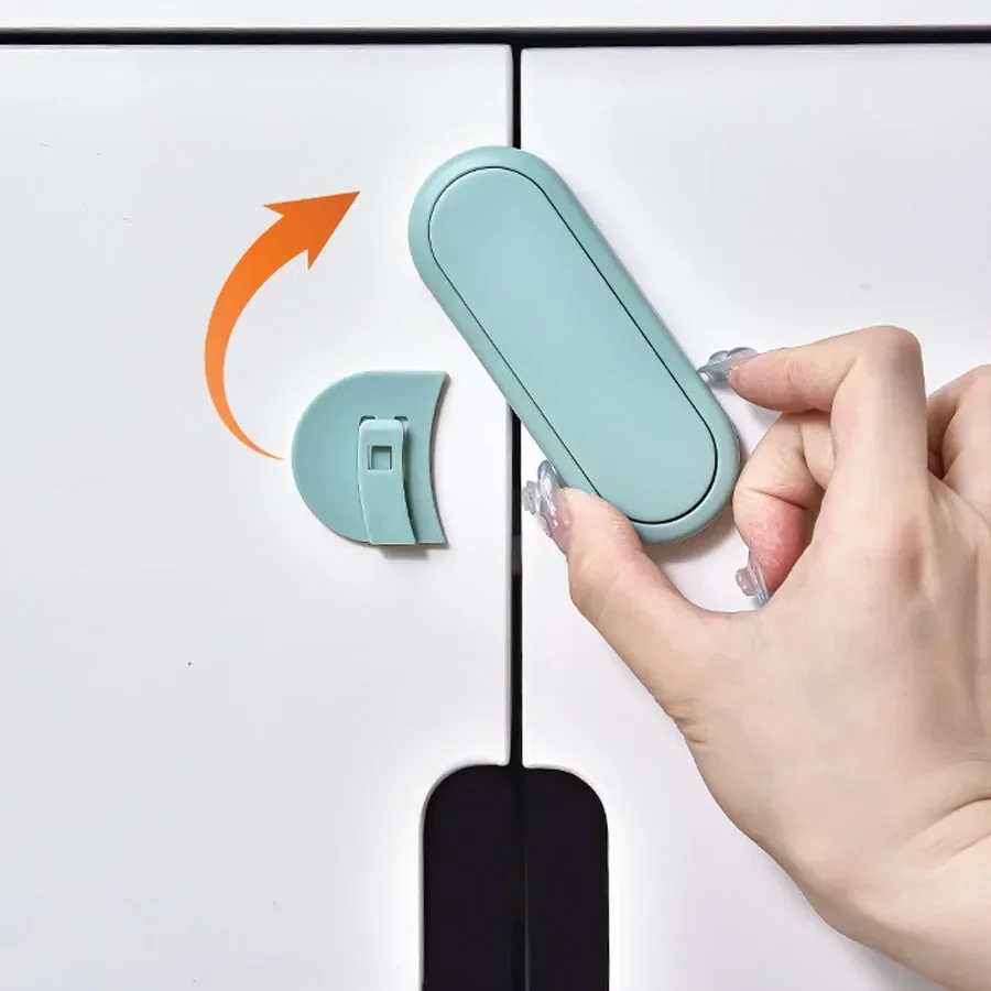 Child Safety Lock 1/3/5pcs Multifunctional Punch-free Drawer Refrigerator Locks Baby Protection Anti-pinch Hand Cabinet Lock child lock