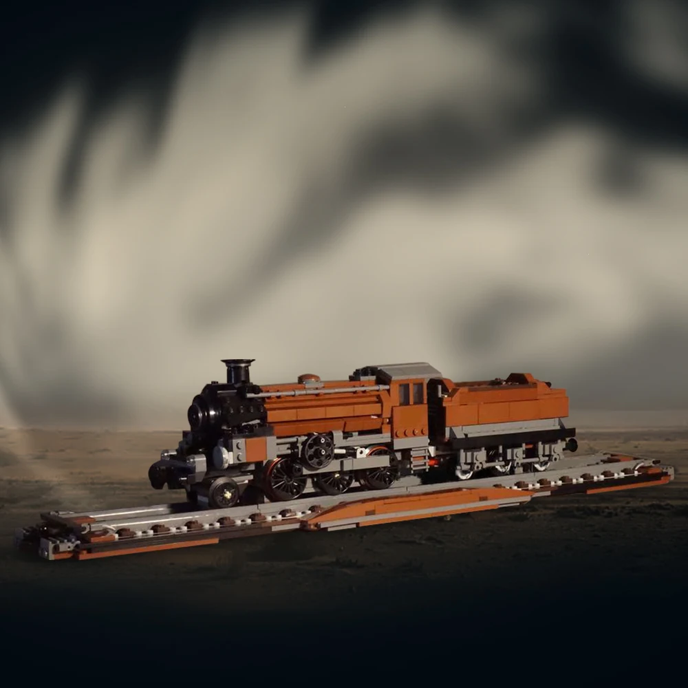 

Gobricks Moc Steampunk Crocodile Locomotive DIY Blocks World Train Model Miniatures Building Blocks for Toy for Kid Gifts