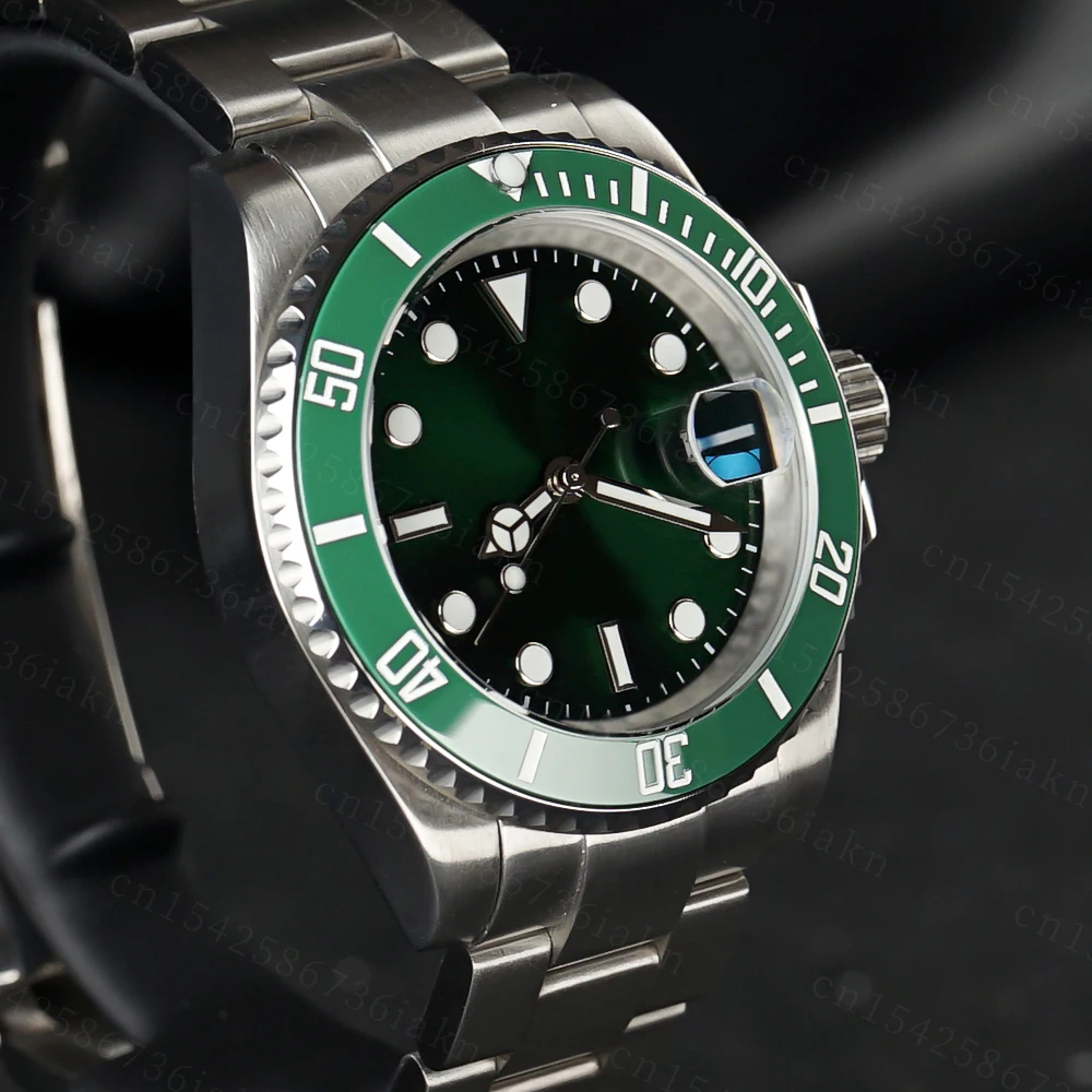 2022 Fashion New 40mm Men's Leisure Sports Sapphire Mirror Stainless Steel Material Waterproof Automatic Mechanical Watch