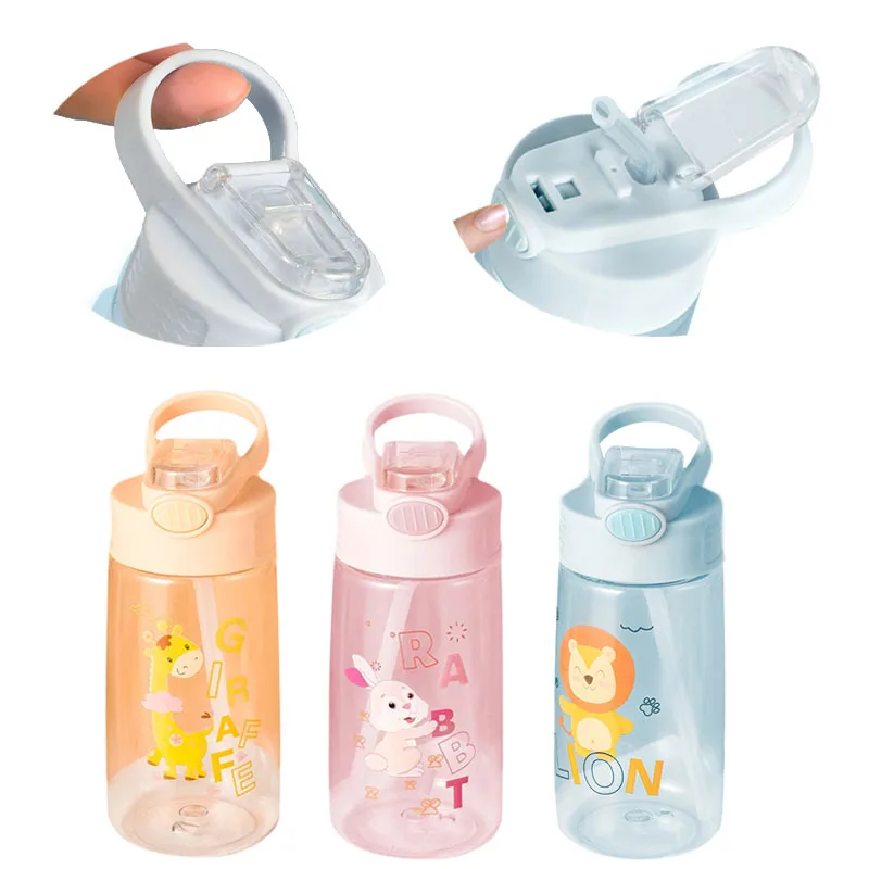

Детские креативные Мультяшные чашки для кормления детей с соломинкой, герметичные бутылки для воды, портативные детские чашки для улицы