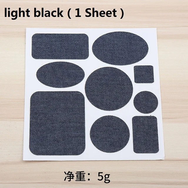 20 Patchs Thermocollants Pour Jeans - 5 Couleurs Denim - Pur Coton - 13.5x11 Cm - Réparation Et Décoration Facile