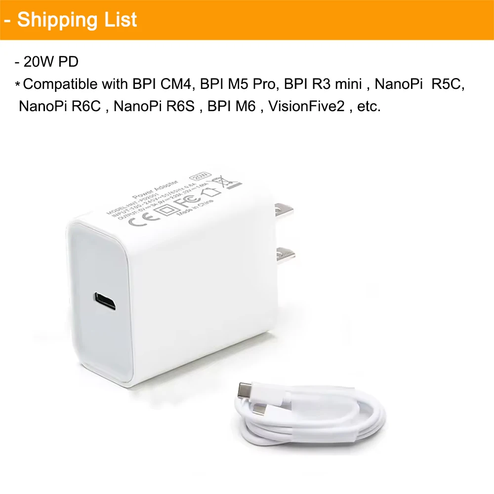 12V5A 5V3A DC Power Supply 12V3A Type-C Support EU US Standard For Raspberry Pi/