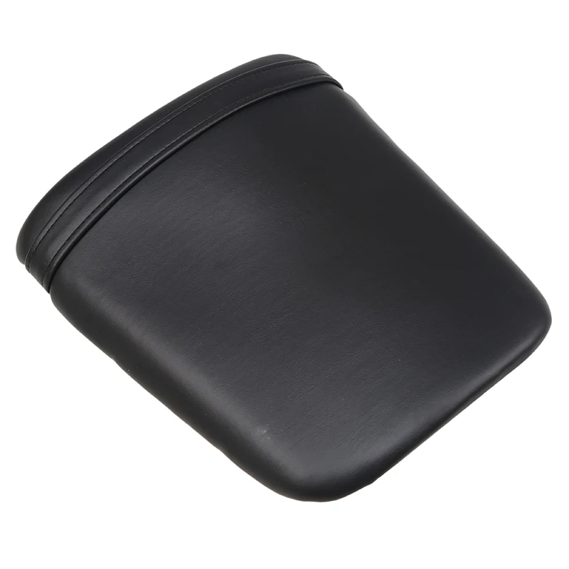 Black Pu Leather Motorcycle Seats Passenger Rear Seat Cover Cowl Backrest Cushion Pad For Honda