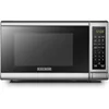 Digital Microwave Oven with Turntable Button Door, Child Safety Lock, 700W, Stainless Steel, 0.7Cubic Feet, Multifunction Weibol 1