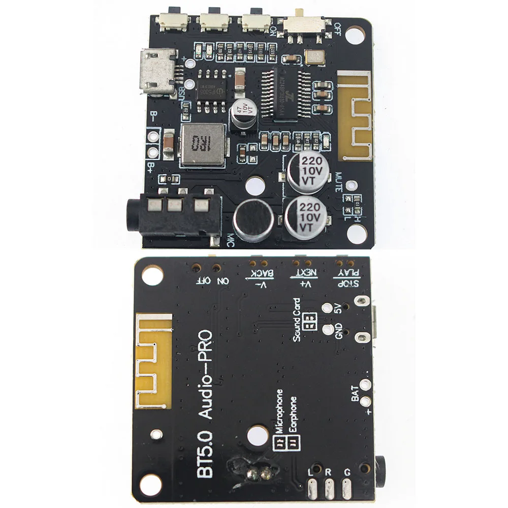 Bluetooth 4.1 5.0 Audio Receiver Board MP3 Lossless Decoder Board Wireless Stereo Music Module 3.7-5V