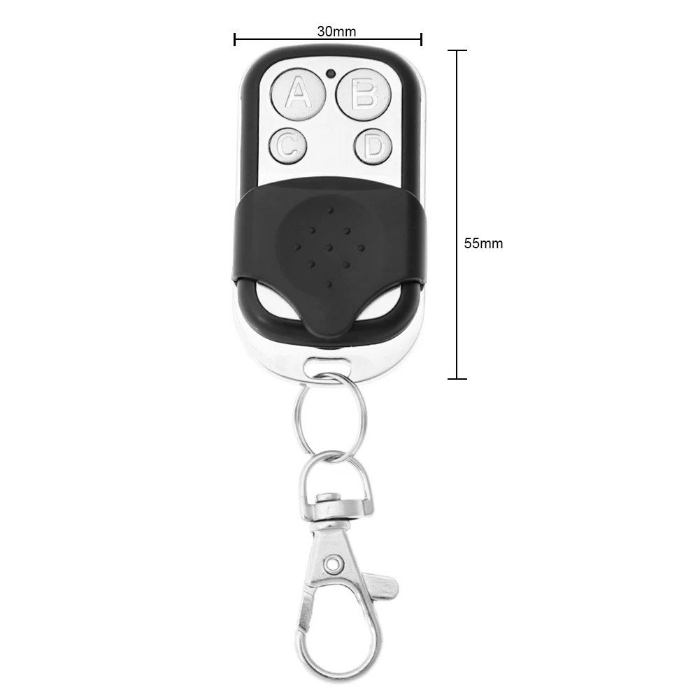 5pcs Remote Control Duplicator 4 Buttons 433MHz Clone Learning Code Universal Replacement Wireless Portable for Gate Garage
