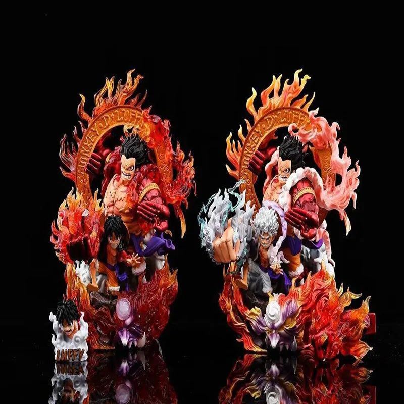 

23CM Anime One Piece Nika Luffy Gear 4th Action Figure Gear 5 Sun God Gk Cartoon PVC Statue Model Decoration Toys Kids Fans Gift