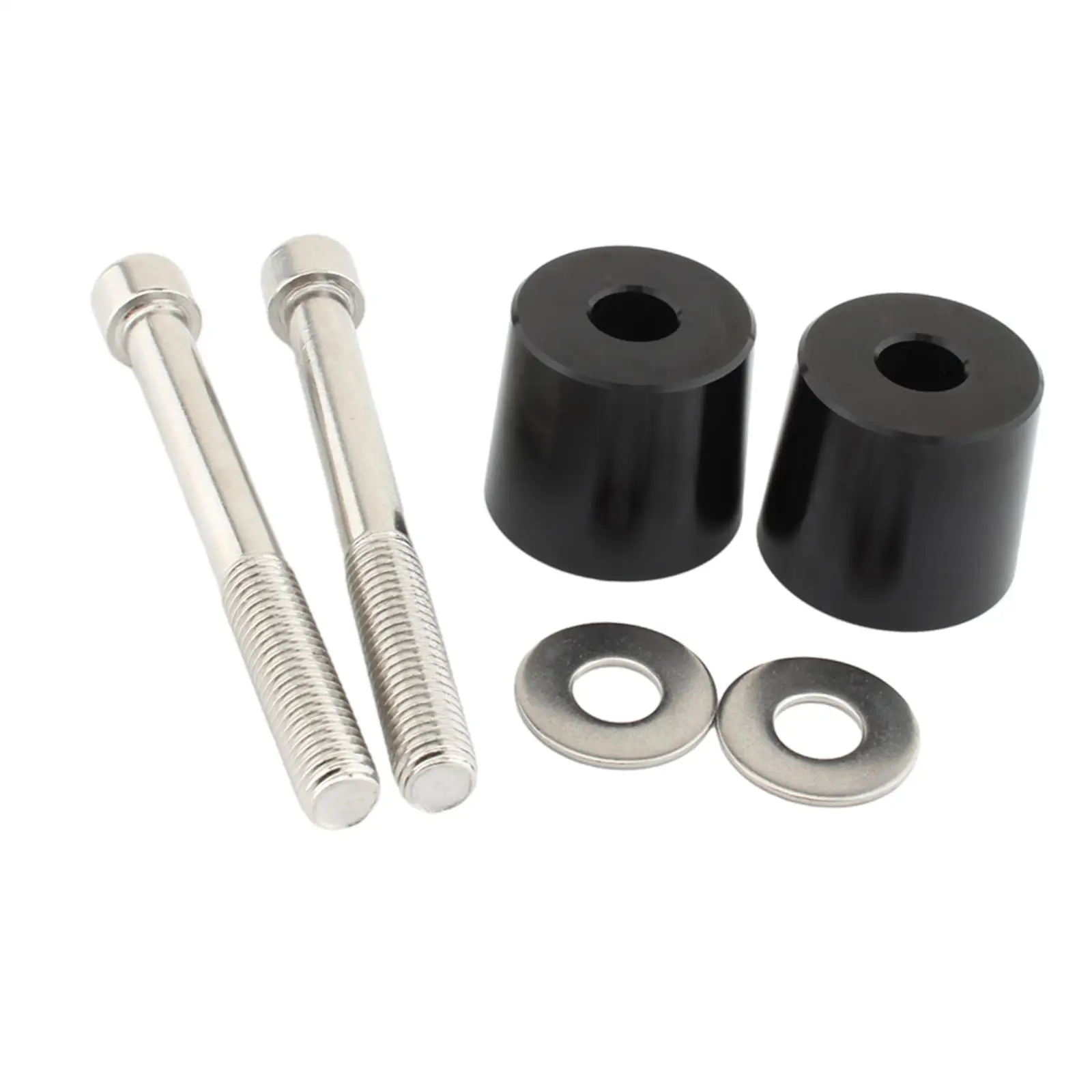 2X Manubrio Riser Bar Morsetto Distanziali Manubrio Per Harley-Davidson X350