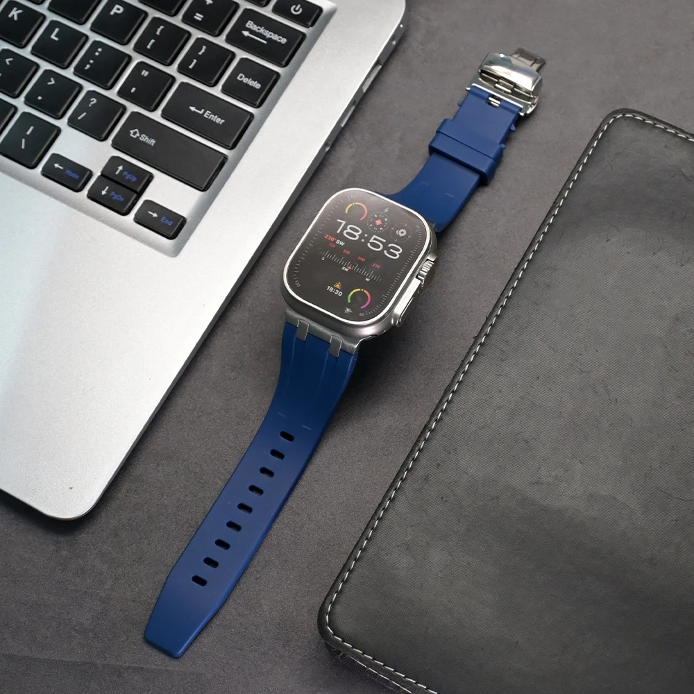 Premium Sports Silicone Band with Butterfly Clasp