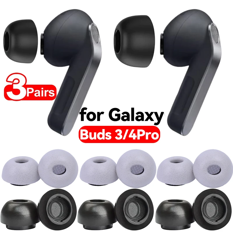 Premium Soft Memory Foam Ear Tips with Protective Covers