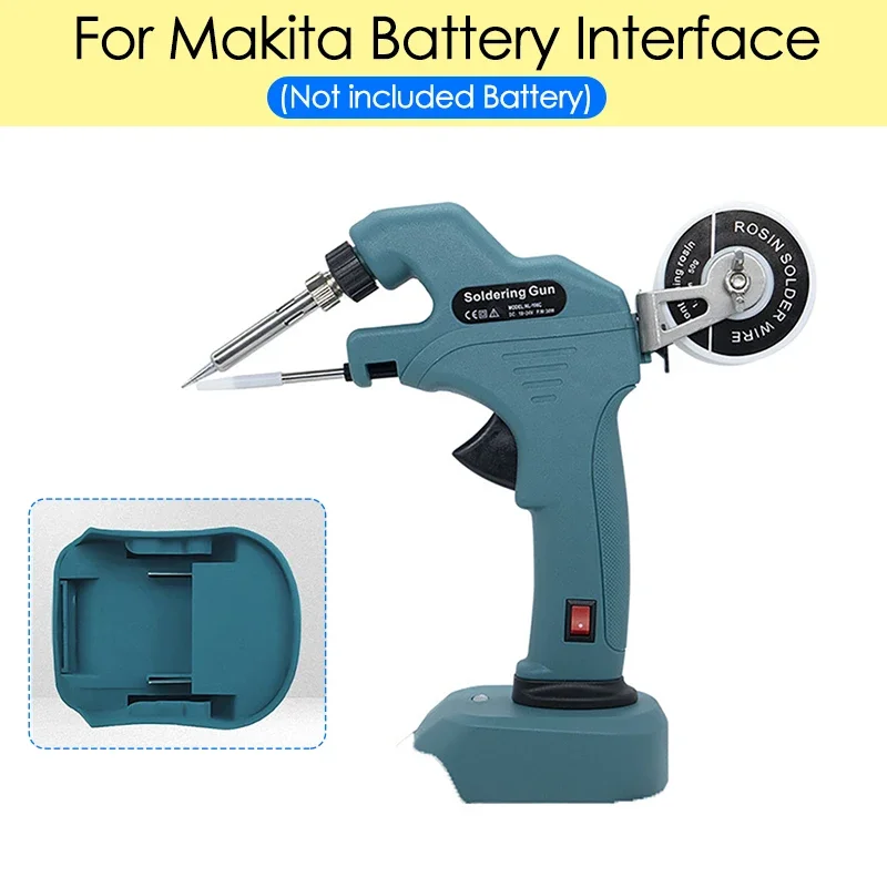 مِسدس لحام لاسلكي يعمل بالبطارية، ذو تسخين داخلي،...