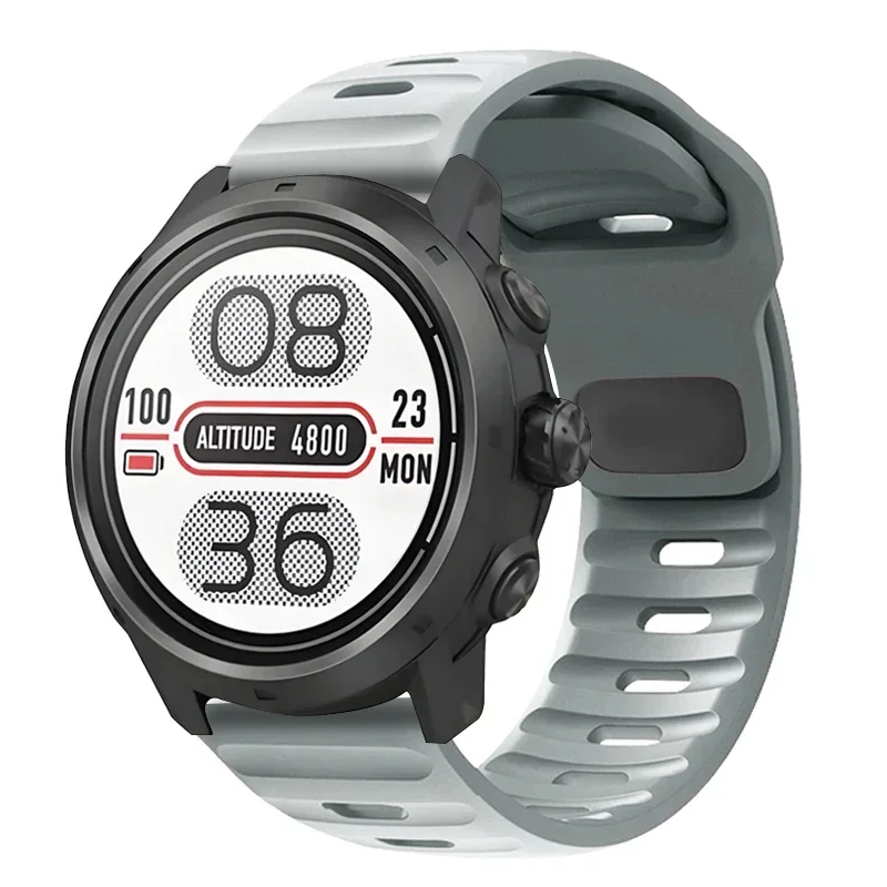 Sport Silicone Wristband Bracelet, 20mm/22mm Strap