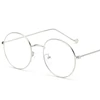 Metal Women Men Round Minus Prescription Eyeglasses With Degree Ultralight Finished Myopia Glasses Diopter 0 -0.5 -1.0 To -6.0 3