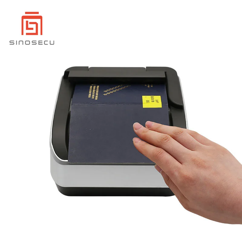 Sinosecu Multi-purpose Passport Reader Automatically Extract Data Details From All Countries' Passports OCR IR White Image