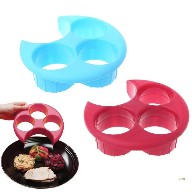 

41XB Meal Measure 1 Portion Control Plate Weight Loss Diet Management Healthy Eating