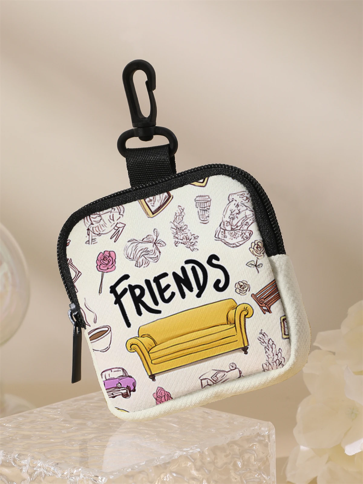 Sofa patterned large capacity coin wallets, digital printed wallets, and storage bags are ideal choices for gift giving