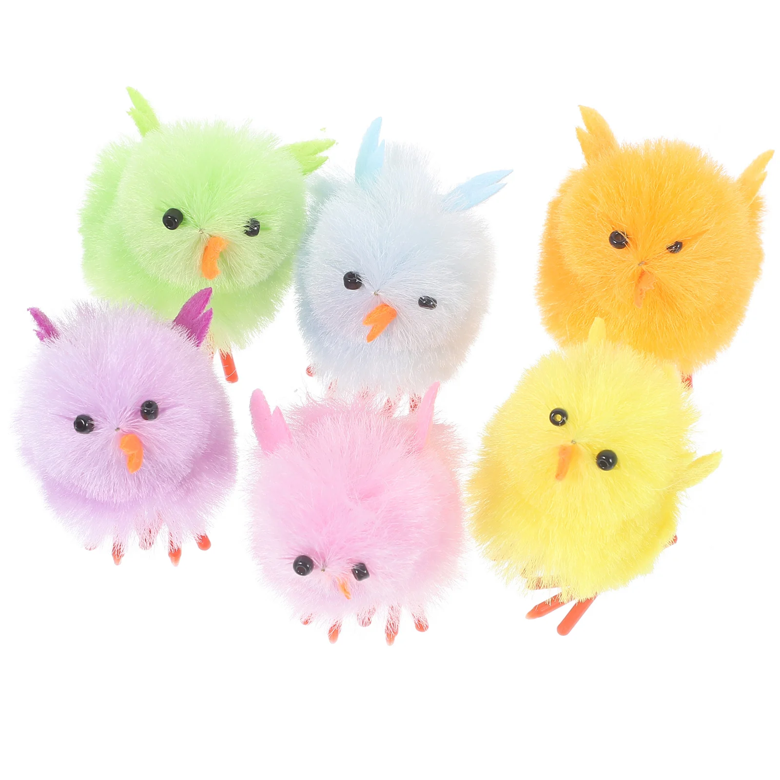 

6pcs Easter Chicks Easter Decorations Mini Fluffy Chicks Plush Easter Chick Easter Party Favor