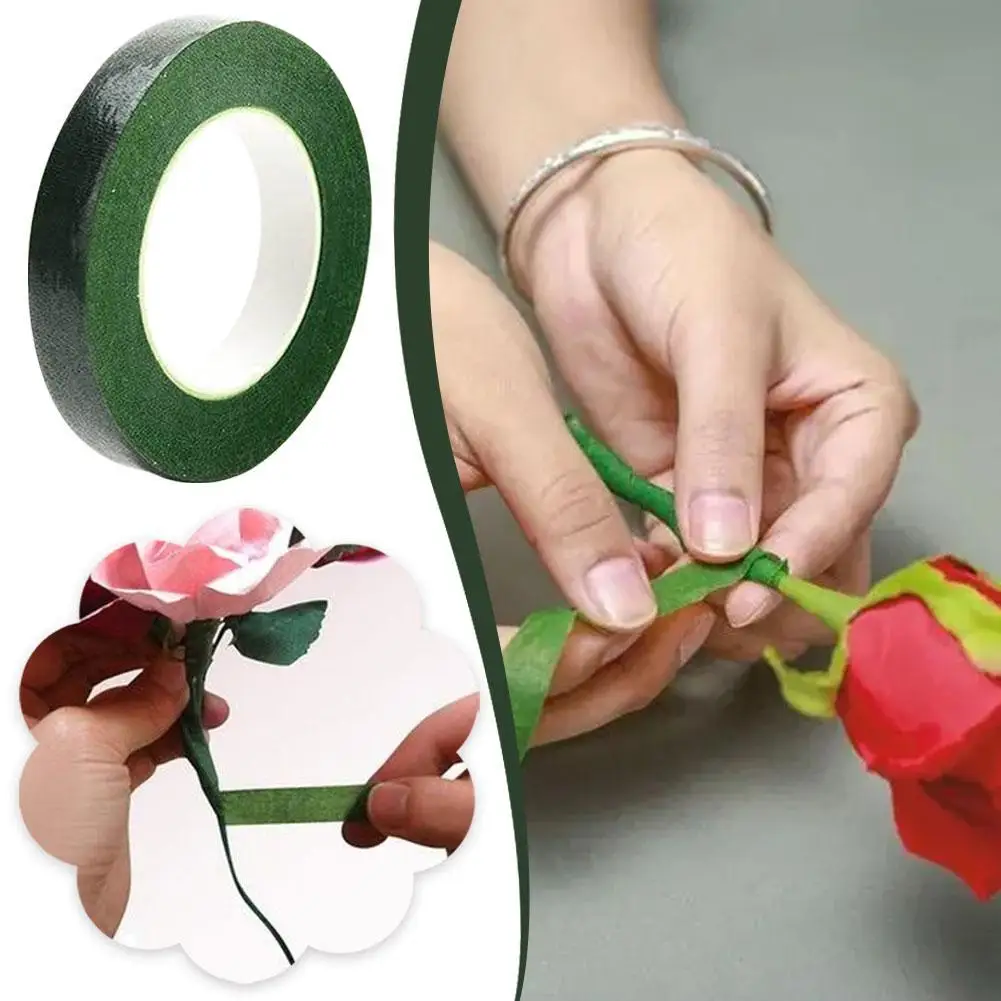 

1/3/4PC Floriculture Tape Self-adhesive Bouquet Floral Stem Paper Tapes Stamen Wrapping Florist DIY Decor Flower Wedding Supplie