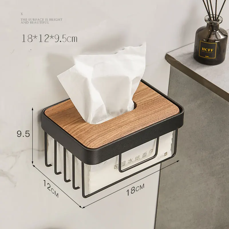 2023 New Wall Mounted Facial Tissue Paper Storage Box Facial Tissue Storage  Box Toilet Inverted Multifunctional Paper Drawer Box - AliExpress