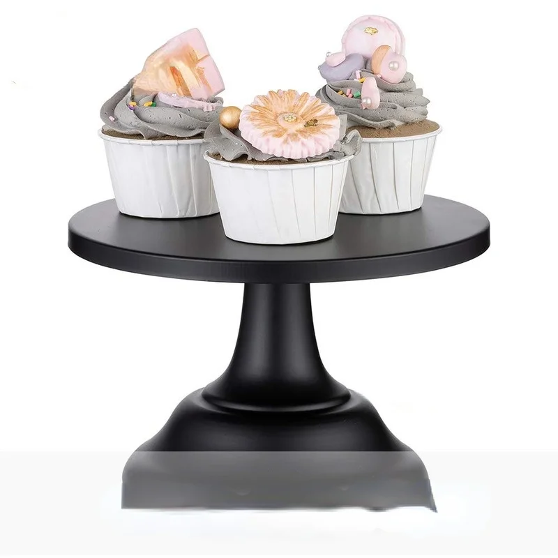 Home Party Display Stand Wedding Decoration Wrought Iron Birthday Tray Dessert Fudge Desktop Afternoon Tea Cake Stand