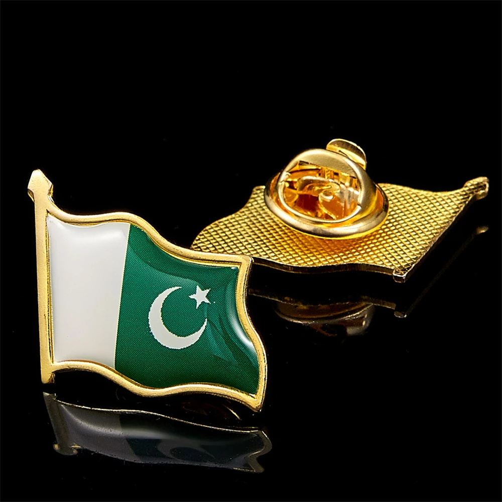 Pakistan Islamic Republic National Flag Lapel Pin Hinduism Buddhism Christianity Zoroastrianism