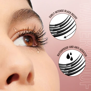 O.TWO.O Mascara Waterproof 4D Silk Fiber Curling Volume Lashes Thick Lengthening Nourish Eyelash Extension High Quality Makeup 4