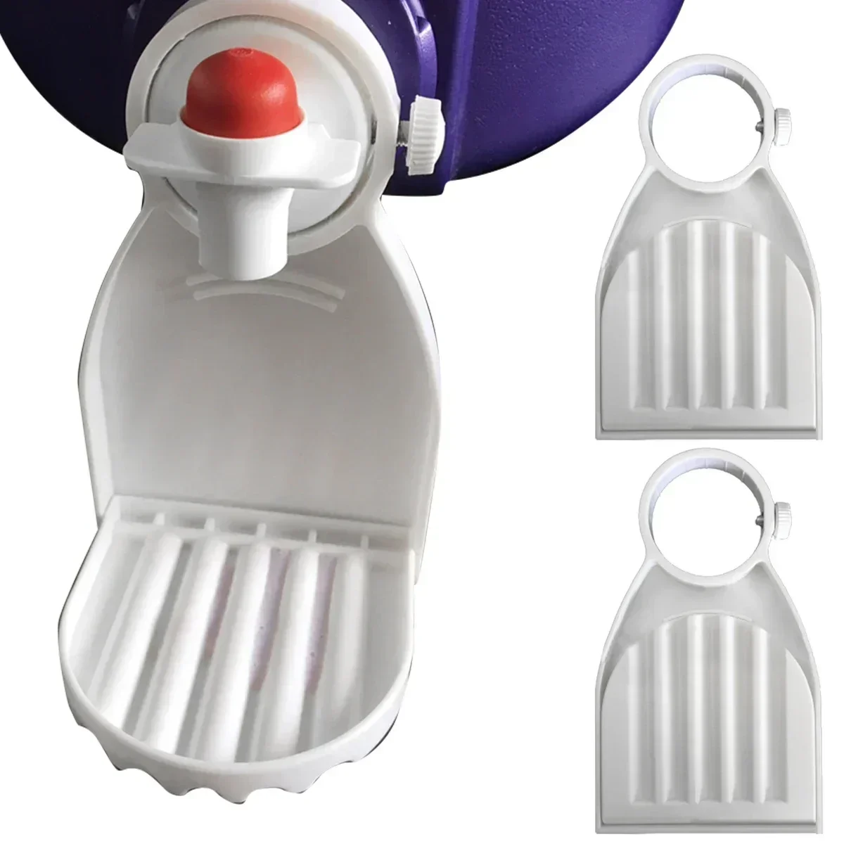 2Pcs Laundry Detergent Cup Holder Foldable and Adjustable Detergent Drip Catcher Thickened Drip Dispenser No More