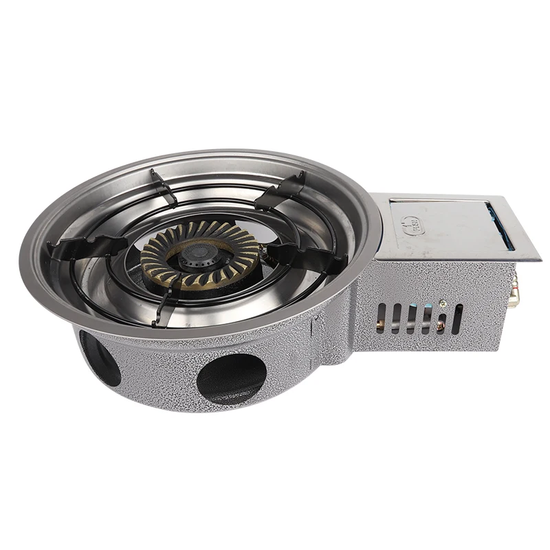 Barbecue A Griglia Yakitori A Gas Per Barbecue Con Bruciatore A Pentola Calda Da Tavolo Commerciale