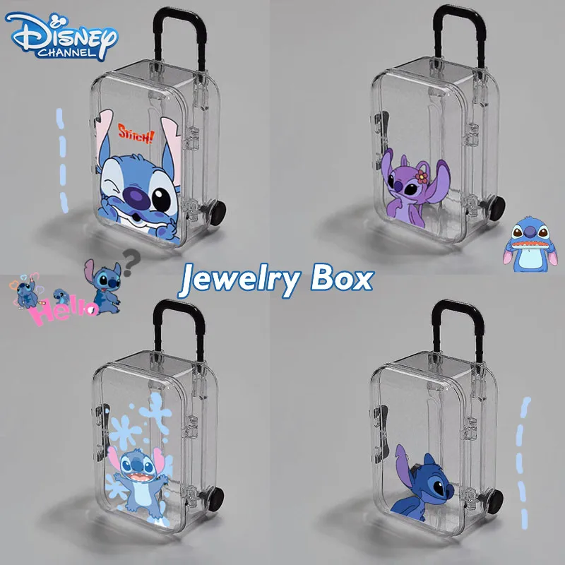 StitchStorageBoxRingMiniCartoonSuitcaseDisneyMickeyDonaldDuck