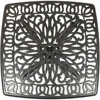 Cast Aluminum Patio Furniture End Table, Mid-Century Modern Table with Round Corners for Living Room, Cafe and Home Office 5