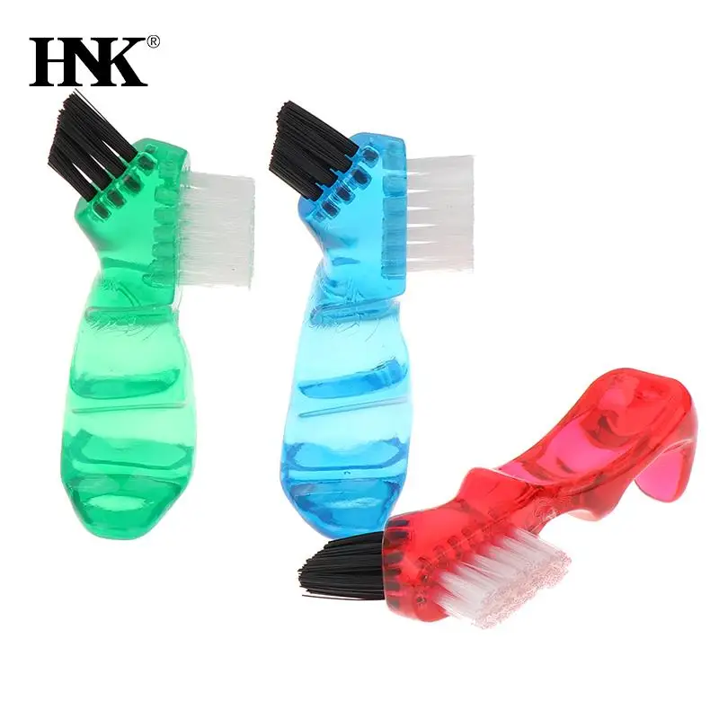 1pcsDentureCleaningBrushBristlesErgonomicRubberHandleMulti