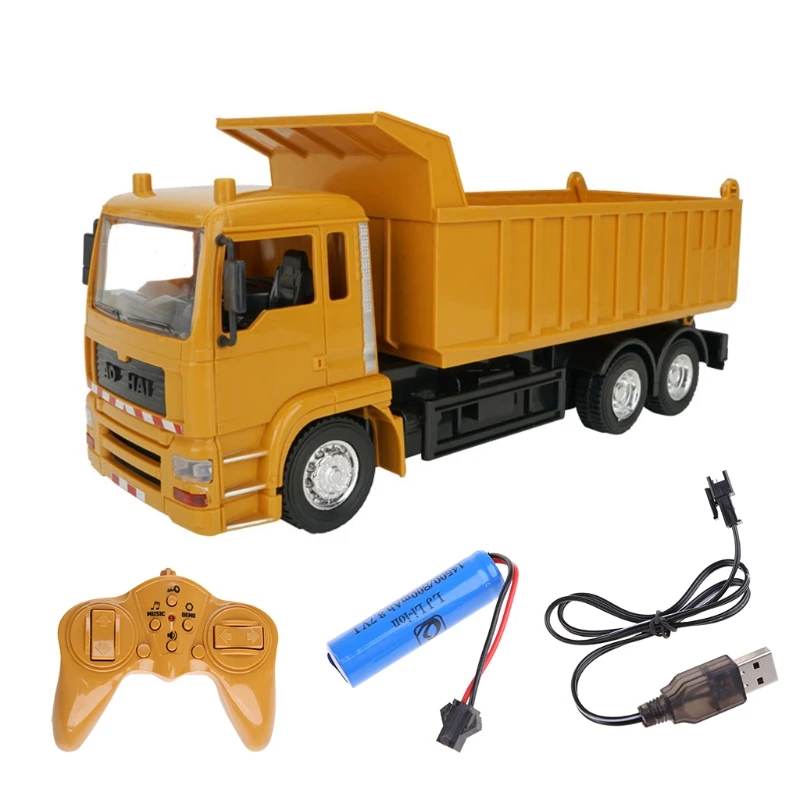 

Y4UD 2,4G 10ch 1:24 Масштаб Инженерная радиоуправляемая машина с дистанционным управлением Самосвал Грузовик Игрушки для детей