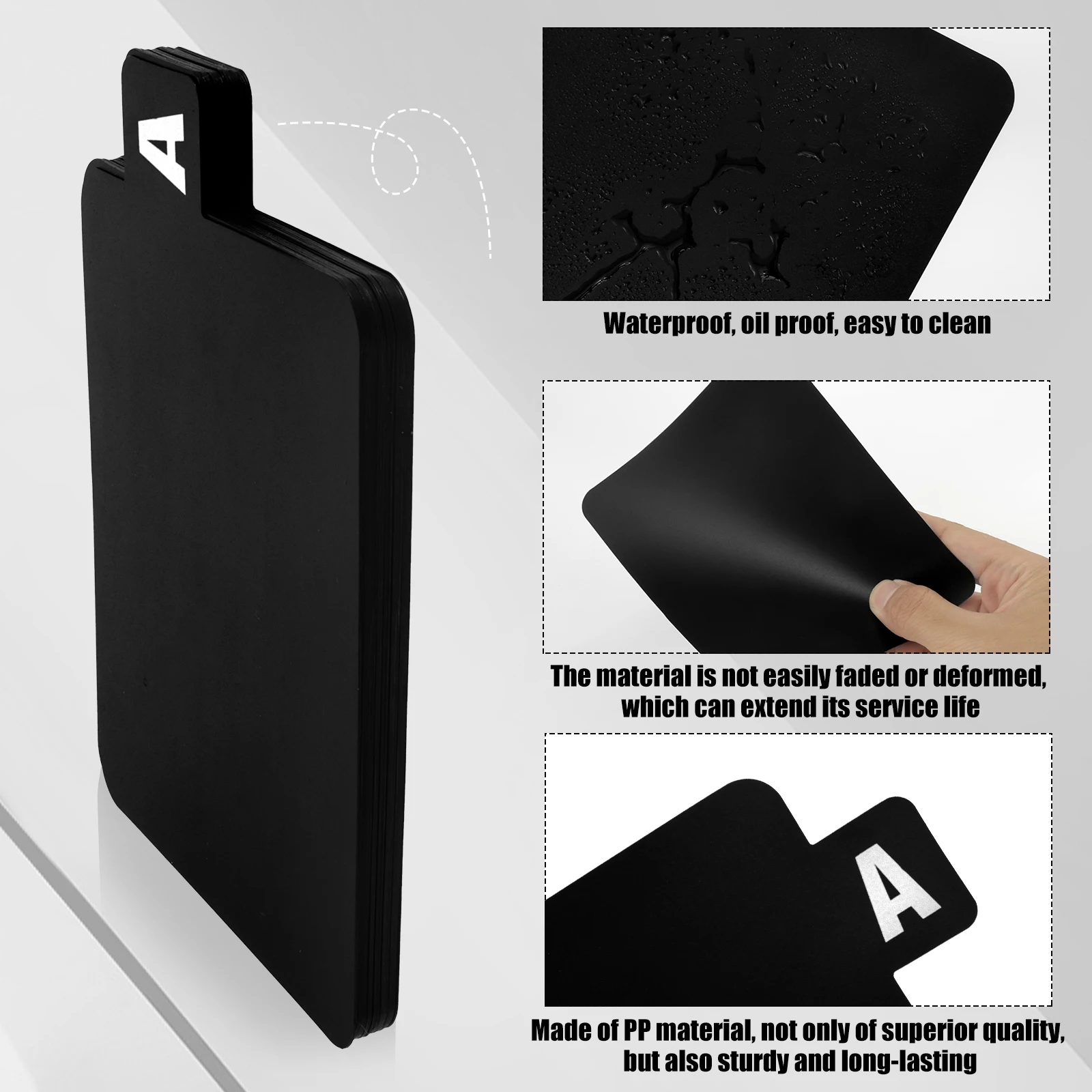 26 Pcs Record Dividers Alphabetical Vinyl Record Dividers with Alphabet Tabs Water-proof Vinyl Separators Reusable Vinyl Records