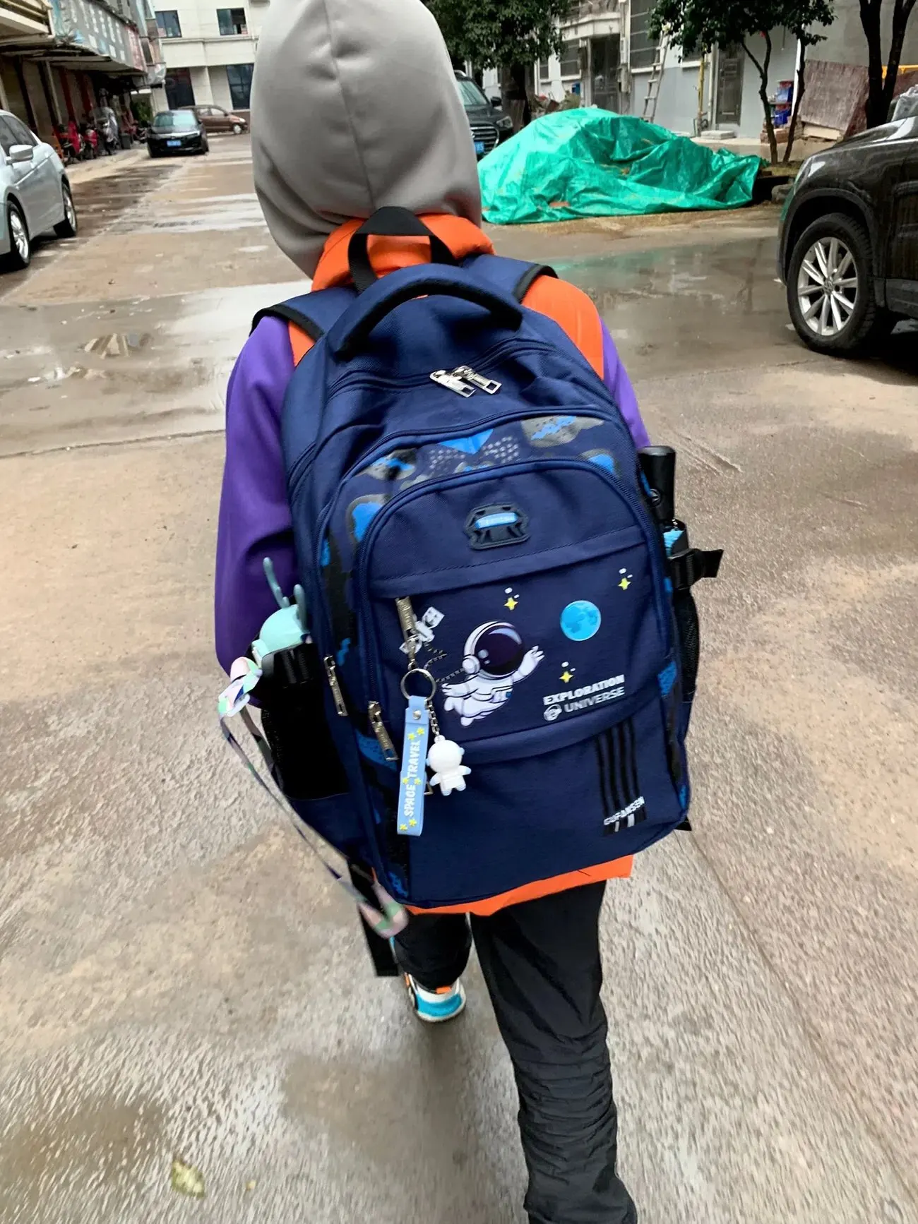 Astronaut Backpack Boy Elementary Student Bag Children New School Bags for Boys Kids Schoolbags Waterproof Book Bag mochilas 4