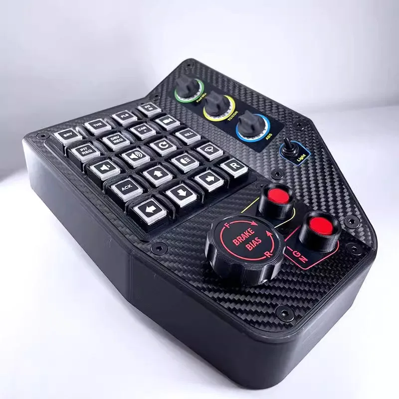 PC-USB】 ETS2 等トラックシムユーザー向け 30入力ボタンボックス PC