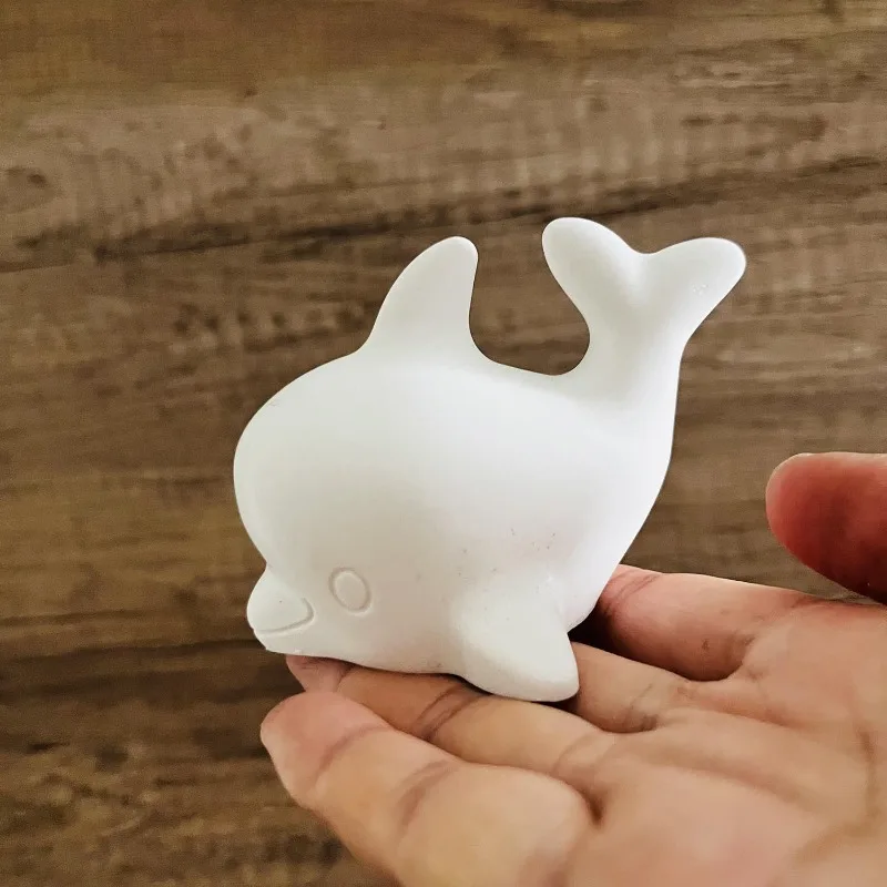 Cute Dolphin Mould Ocean Animal Dolphin Deocration Silicone Mold Epoxy Resin Cement Concrete Mold Home Decoration